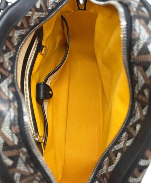 GOYARD（ゴヤール）GOYARD (ゴヤール) ボストンバッグ サンジャンヌMM ブラウン×ブラックの古着・服飾アイテム