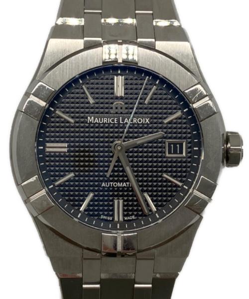 MAURICE LACROIX（モーリス・ラクロア）MAURICE LACROIX (モーリス・ラクロア) MAURICE LACROIX　腕時計　AIKON ブラックの古着・服飾アイテム
