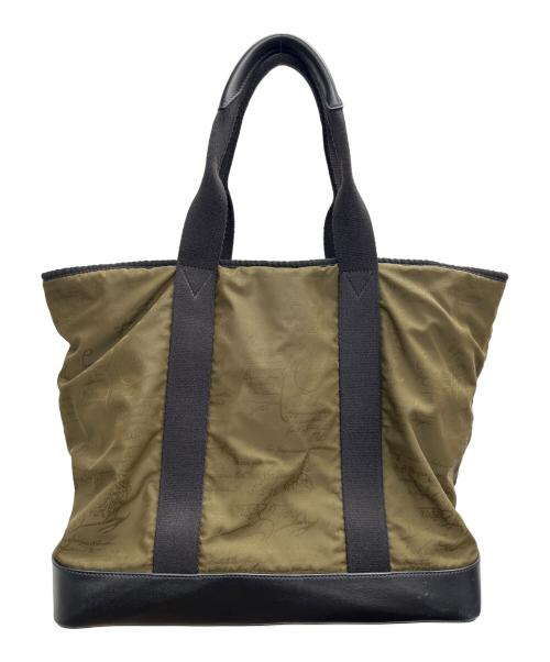 Berluti（ベルルッティ）Berluti (ベルルッティ) トートバッグ B wayCOLLECTION DUO カーキ×ブラックの古着・服飾アイテム