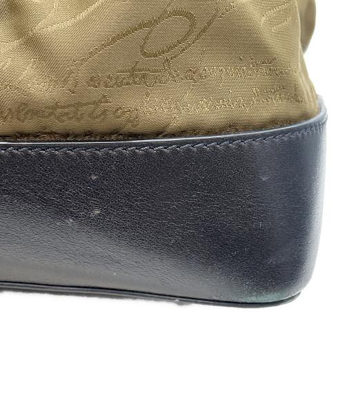 Berluti（ベルルッティ）Berluti (ベルルッティ) トートバッグ B wayCOLLECTION DUO カーキ×ブラックの古着・服飾アイテム