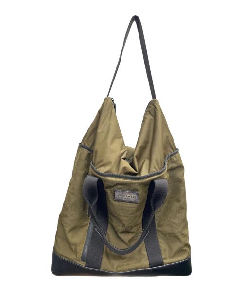 Berluti（ベルルッティ）Berluti (ベルルッティ) トートバッグ B wayCOLLECTION DUO カーキ×ブラックの古着・服飾アイテム