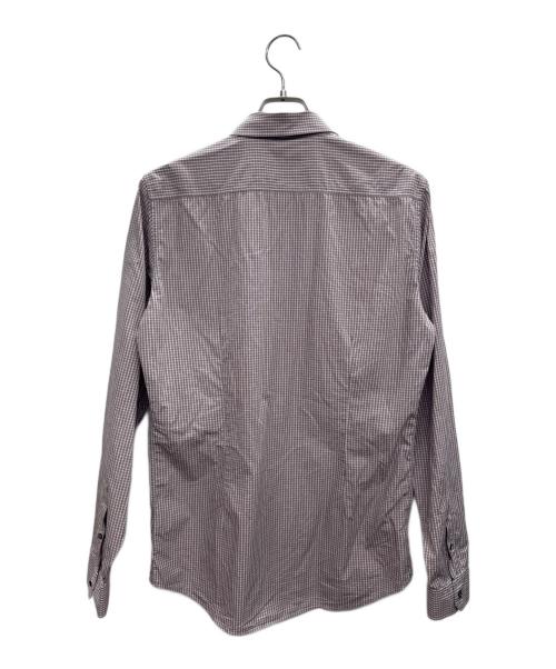 GUCCI（グッチ）GUCCI (グッチ) チェックシャツ レッド サイズ:42の古着・服飾アイテム