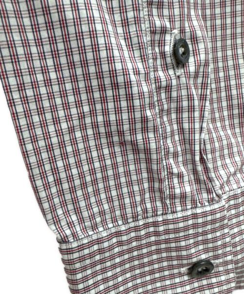 GUCCI（グッチ）GUCCI (グッチ) チェックシャツ レッド サイズ:42の古着・服飾アイテム