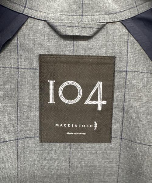 104 MACKINTOSH（104マッキントッシュ）104 MACKINTOSH (104マッキントッシュ) ステンカラーコート グレー サイズ:36の古着・服飾アイテム