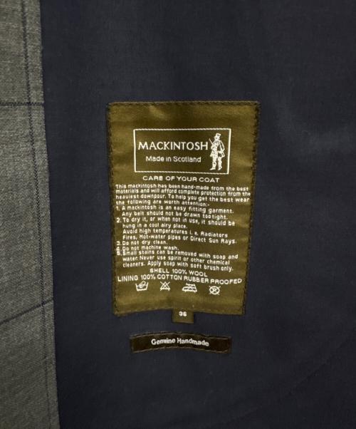 104 MACKINTOSH（104マッキントッシュ）104 MACKINTOSH (104マッキントッシュ) ステンカラーコート グレー サイズ:36の古着・服飾アイテム