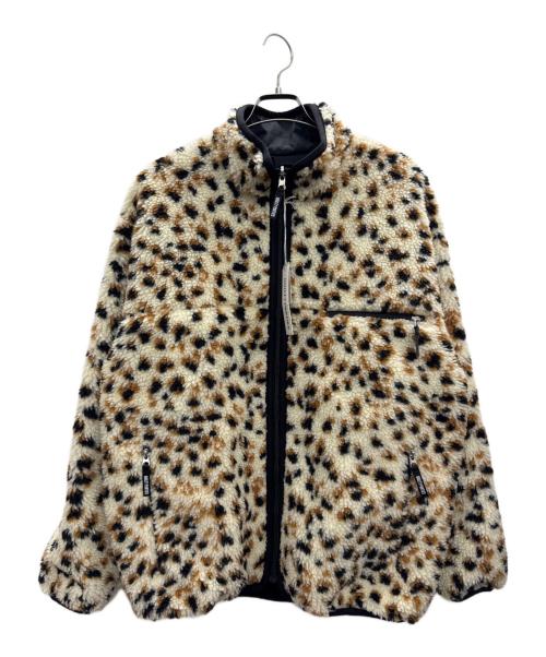 WACKO MARIA（ワコマリア）WACKO MARIA (ワコマリア) REVERSIBLE LEOPARD BOA JACKET ベージュ×ブラック サイズ:L 未使用品の古着・服飾アイテム