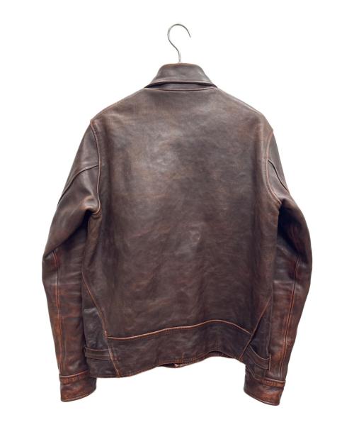 JELADO（ジェラード）JELADO (ジェラード) ホースハイドコサックジャケット ブラウン サイズ:Sの古着・服飾アイテム