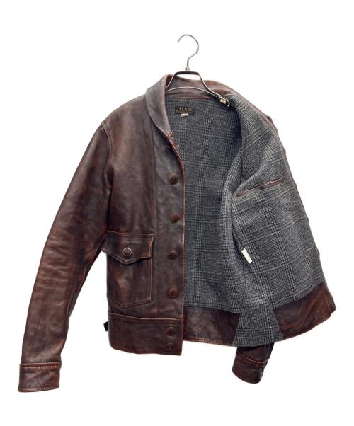 JELADO（ジェラード）JELADO (ジェラード) ホースハイドコサックジャケット ブラウン サイズ:Sの古着・服飾アイテム
