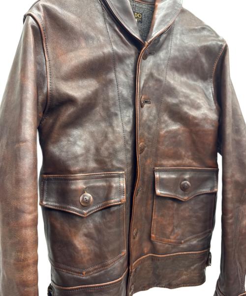 JELADO（ジェラード）JELADO (ジェラード) ホースハイドコサックジャケット ブラウン サイズ:Sの古着・服飾アイテム