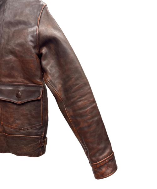 JELADO（ジェラード）JELADO (ジェラード) ホースハイドコサックジャケット ブラウン サイズ:Sの古着・服飾アイテム