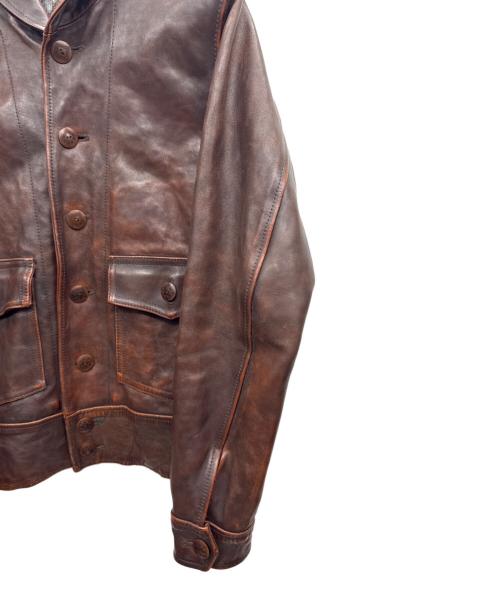 JELADO（ジェラード）JELADO (ジェラード) ホースハイドコサックジャケット ブラウン サイズ:Sの古着・服飾アイテム