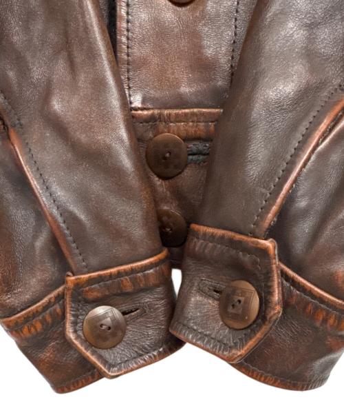 JELADO（ジェラード）JELADO (ジェラード) ホースハイドコサックジャケット ブラウン サイズ:Sの古着・服飾アイテム