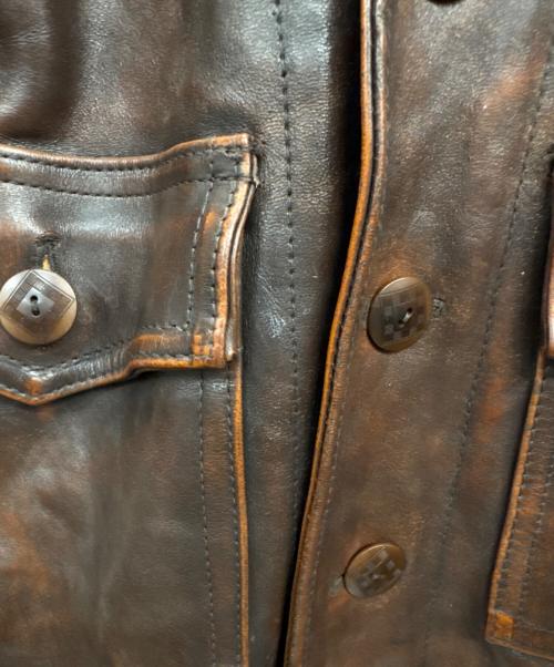 JELADO（ジェラード）JELADO (ジェラード) ホースハイドコサックジャケット ブラウン サイズ:Sの古着・服飾アイテム