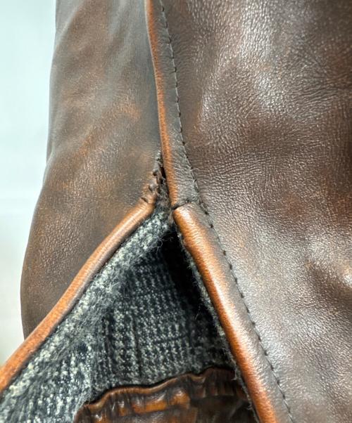 JELADO（ジェラード）JELADO (ジェラード) ホースハイドコサックジャケット ブラウン サイズ:Sの古着・服飾アイテム