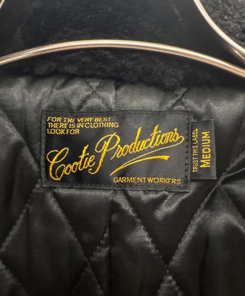 COOTIE PRODUCTIONS（クーティープロダクツ）COOTIE PRODUCTIONS (クーティープロダクツ) ヘビーメルトンムートンボアカーコート ブラック サイズ:Mの古着・服飾アイテム