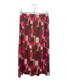 PLEATS PLEASE（プリーツプリーズ）の古着「プリーツスカート」｜ピンク