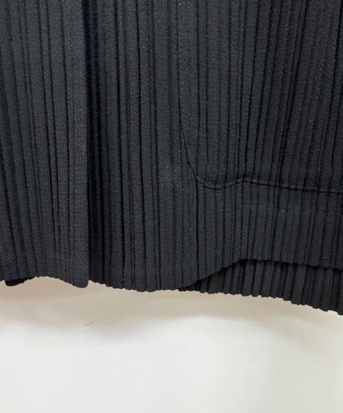 ISSEY MIYAKE（イッセイミヤケ）ISSEY MIYAKE (イッセイミヤケ) シャツジャケット ブラック サイズ:Mの古着・服飾アイテム