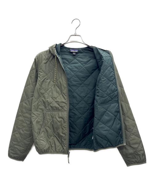 Patagonia（パタゴニア）Patagonia (パタゴニア) ダイヤモンドキルトボマーフーディ カーキ サイズ:XSの古着・服飾アイテム