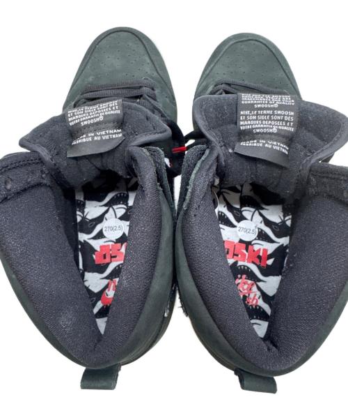 NIKE SB（ナイキエスビー）NIKE SB (ナイキエスビー) OSKI (オスキ) Shark Dunk High Pro ブラック サイズ:27の古着・服飾アイテム