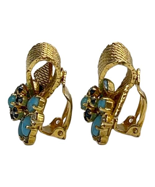 Christian Dior（クリスチャン ディオール）Christian Dior (クリスチャン ディオール) イヤリング  ブルーの古着・服飾アイテム