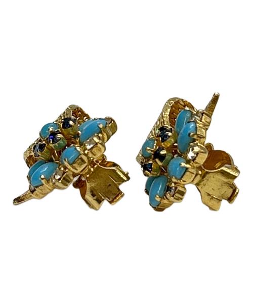 Christian Dior（クリスチャン ディオール）Christian Dior (クリスチャン ディオール) イヤリング  ブルーの古着・服飾アイテム