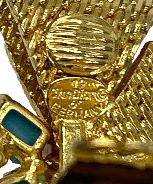 Christian Dior（クリスチャン ディオール）Christian Dior (クリスチャン ディオール) イヤリング  ブルーの古着・服飾アイテム