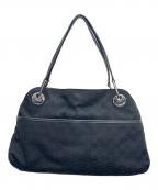 GUCCIグッチ）の古着「GGキャンバスハンドバッグ」｜ブラック