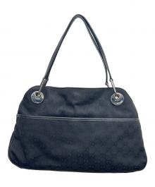 GUCCI（グッチ）の古着「GGキャンバスハンドバッグ」｜ブラック