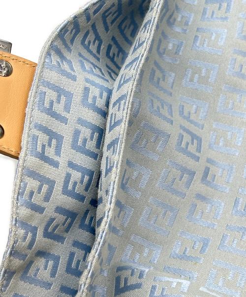 FENDI（フェンディ）FENDI (フェンディ) ショルダーバッグ ズッキーノ ミニマンマバケット スカイブルーの古着・服飾アイテム