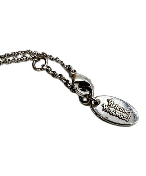 Vivienne Westwood（ヴィヴィアンウエストウッド）Vivienne Westwood (ヴィヴィアンウエストウッド) ネックレス BETSY RHODIUM ブラックの古着・服飾アイテム