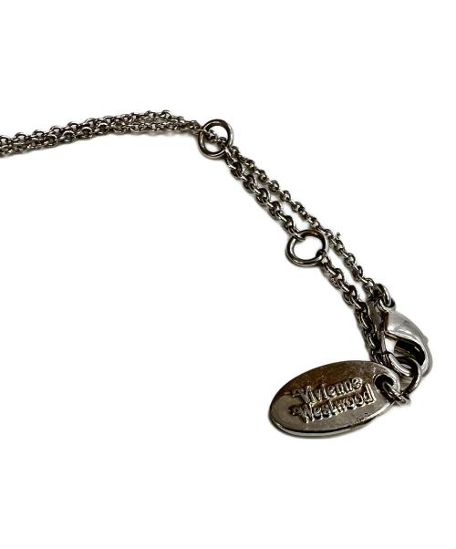 Vivienne Westwood（ヴィヴィアンウエストウッド）Vivienne Westwood (ヴィヴィアンウエストウッド) ネックレス BETSY RHODIUM ブラックの古着・服飾アイテム
