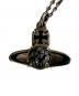 Vivienne Westwood (ヴィヴィアンウエストウッド) ネックレス BETSY RHODIUM ブラック：12000円