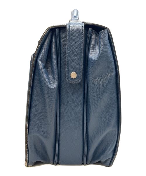 serapian（セラピアン）serapian (セラピアン) ダレスバッグ ネイビーの古着・服飾アイテム