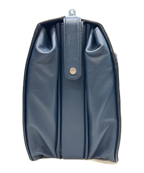 serapian（セラピアン）serapian (セラピアン) ダレスバッグ ネイビーの古着・服飾アイテム