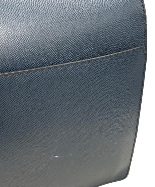 serapian（セラピアン）serapian (セラピアン) ダレスバッグ ネイビーの古着・服飾アイテム