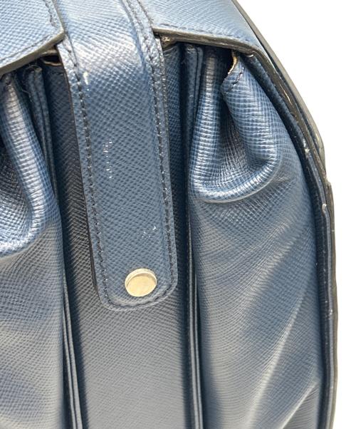 serapian（セラピアン）serapian (セラピアン) ダレスバッグ ネイビーの古着・服飾アイテム