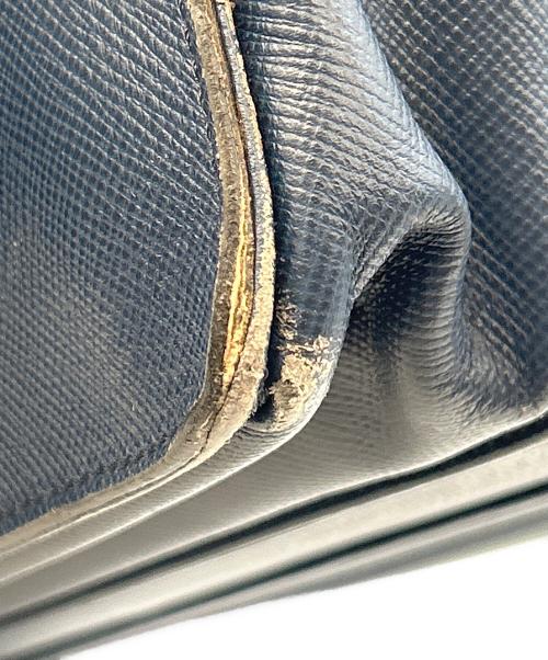 serapian（セラピアン）serapian (セラピアン) ダレスバッグ ネイビーの古着・服飾アイテム