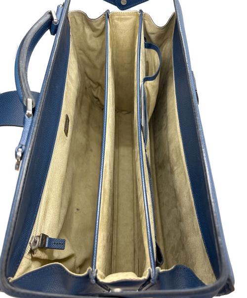 serapian（セラピアン）serapian (セラピアン) ダレスバッグ ネイビーの古着・服飾アイテム