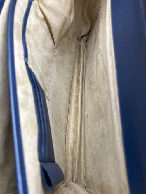 serapian（セラピアン）serapian (セラピアン) ダレスバッグ ネイビーの古着・服飾アイテム