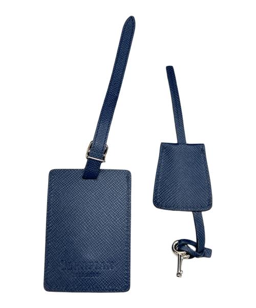 serapian（セラピアン）serapian (セラピアン) ダレスバッグ ネイビーの古着・服飾アイテム