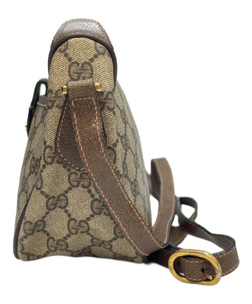 GUCCI（グッチ）GUCCI (グッチ) ショルダーバッグ シェリーライン OLD GUCCI ブラウンの古着・服飾アイテム