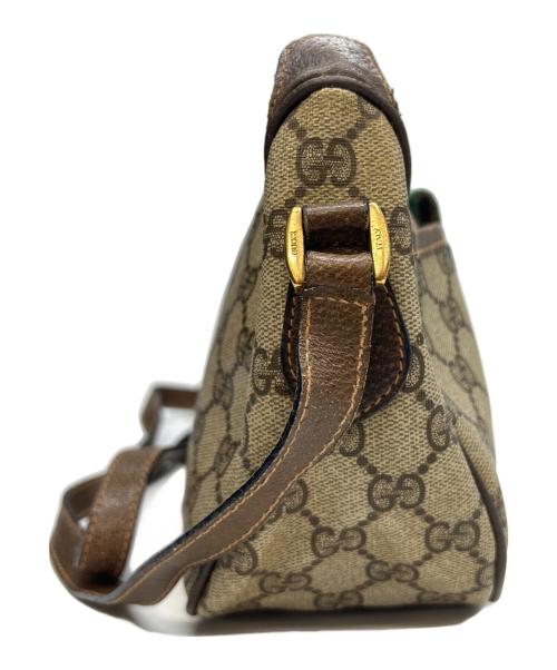 GUCCI（グッチ）GUCCI (グッチ) ショルダーバッグ シェリーライン OLD GUCCI ブラウンの古着・服飾アイテム