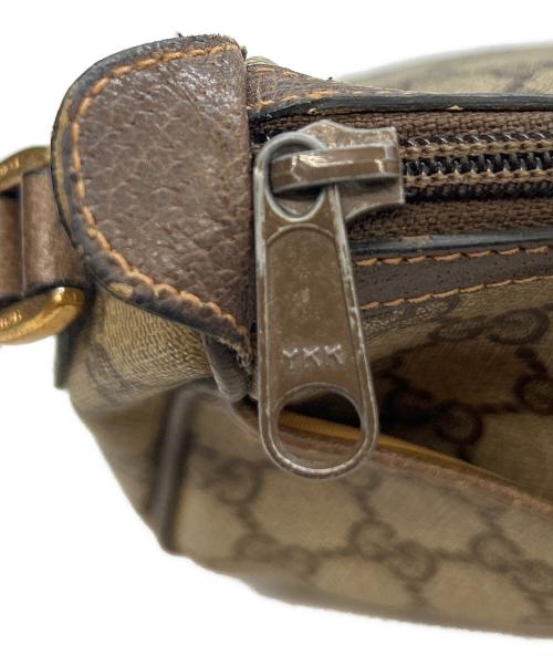 GUCCI（グッチ）GUCCI (グッチ) ショルダーバッグ シェリーライン OLD GUCCI ブラウンの古着・服飾アイテム