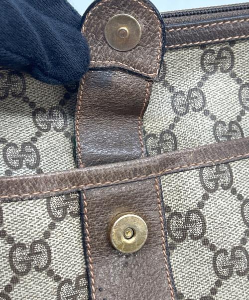 GUCCI（グッチ）GUCCI (グッチ) ショルダーバッグ シェリーライン OLD GUCCI ブラウンの古着・服飾アイテム