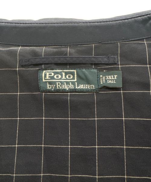 POLO RALPH LAUREN（ポロ・ラルフローレン）POLO RALPH LAUREN (ポロ・ラルフローレン) スイングトップ ネイビー サイズ:3XLTの古着・服飾アイテム