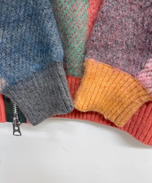 sacai（サカイ）sacai (サカイ) Plaid Knit Blouson マルチカラー サイズ:4の古着・服飾アイテム