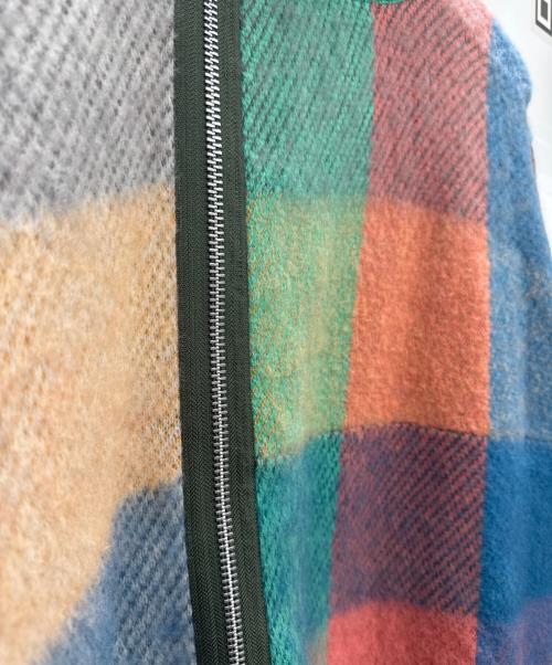 sacai（サカイ）sacai (サカイ) Plaid Knit Blouson マルチカラー サイズ:4の古着・服飾アイテム