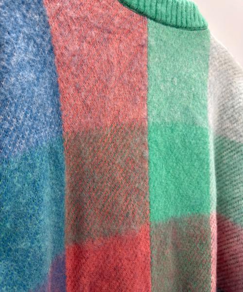 sacai（サカイ）sacai (サカイ) Plaid Knit Blouson マルチカラー サイズ:4の古着・服飾アイテム