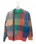 sacai（サカイ）の古着「Plaid Knit Blouson」｜マルチカラー
