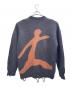 PAM (パム) クルーネックニット グレー サイズ:L：12000円